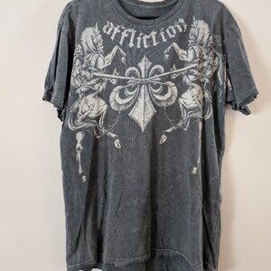 AFFLICTION Gegard Mousasi UFC Champ shirt large